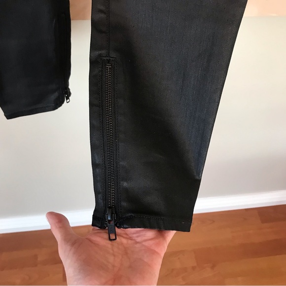 MADEWELL | Skinny Skinny Racetrack Moto Black Jeans Size 28 - Picture 7 of 15